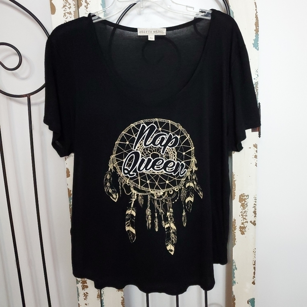 3/$15 sale Pretty Rebel Nap Queen shirt size XL